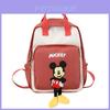 Disney Mickey Design Color Blocked Children Backpack For Kindergarten And Elementary Kids