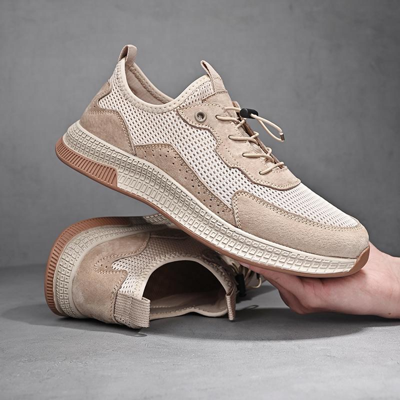 Модные дышащие мужские мягкие спортивные туфли Модные сетчатые кроссовки для бега Удобные — фото 3
