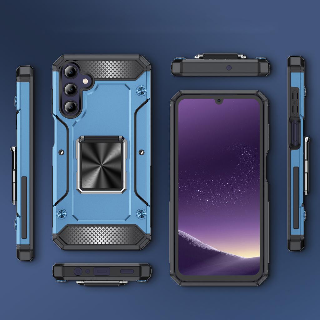 For Samsung Galaxy A05s 4G Kickstand Case Anti-Scratch PC+TPU Phone Cover