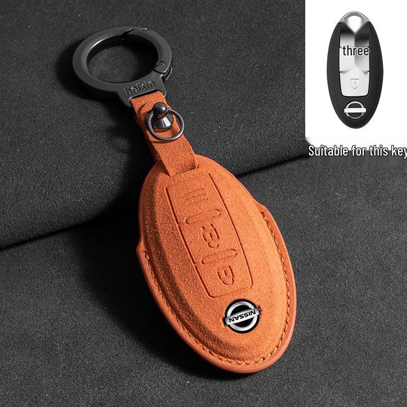 Nissan Car Key Cover for Altima, Sylphy (14th Gen), Qashqai, X-Trail, Tiida, Bluebird, Kicks, Tanlu, Loulan