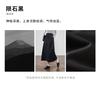 Design sense, pleated workwear style, half skirt, women's A-line skirt, handsome long skirt