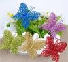 NEW 1pcs Home Decor Christmas Butterfly Ornaments Christmas Tree Ornaments Wedding Party Decorations Crafts Creative Gifts