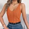 Tees Neck Sleeveless Women V Solid Color T Shirt Ladies Tee Shirt Street Knitwear Wear Top