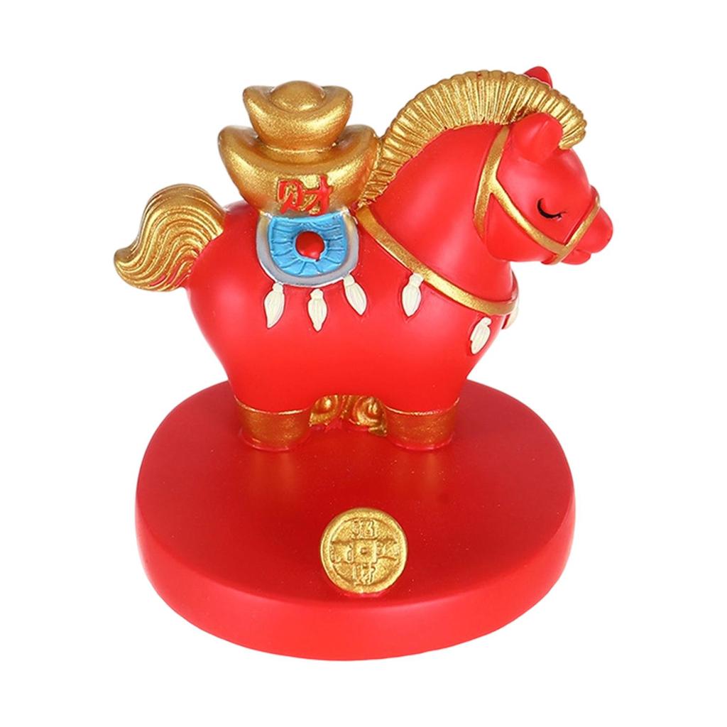 2026 Chinese Horse New Year Decorations Tabletop Ornament Doll Horse Statue for Bedroom