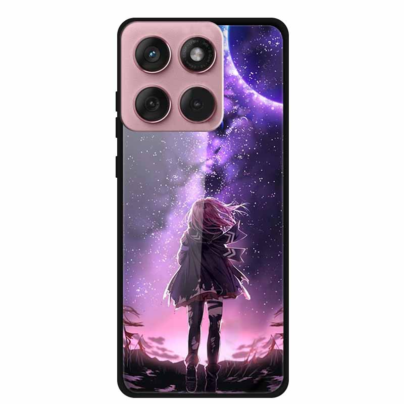 For Motorola Edge 60 60s 5G Case Hard Back Cover Tempered Glass Case For Motorola Edge 60 Fusion Phone Case Soft TPU Bumper Para