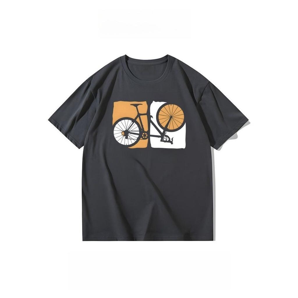 Herre T-skjorte Casual Kort Ermet Dame Mote T-skjorte Trykt Komfortabel Rund Hals Kort Ermet Pustende Topp