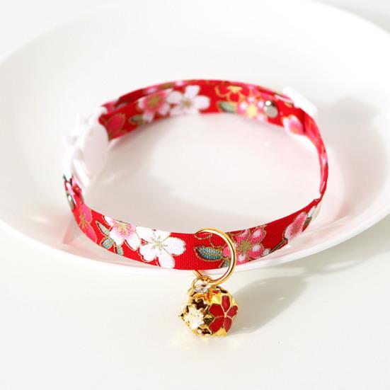 Puppy Collars Soft Cat Accessories Multicolor Adjustable Marguerite Flower Cat Collar for Pet