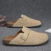 2025 Summer New Trend Boken Slippers Retro Baotou Fashionable Men's Comfortable Indoor and Outdoor Trendy Drag