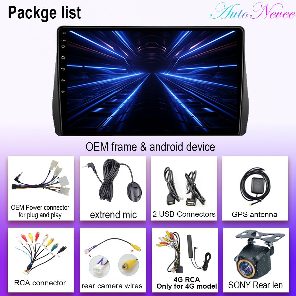 Android 14 Car Radio Stereo Head Unit For Toyota Wish 2010 -2018 Auto Carplay GPS Navigation Multimedia Player No 2din DVD 7862