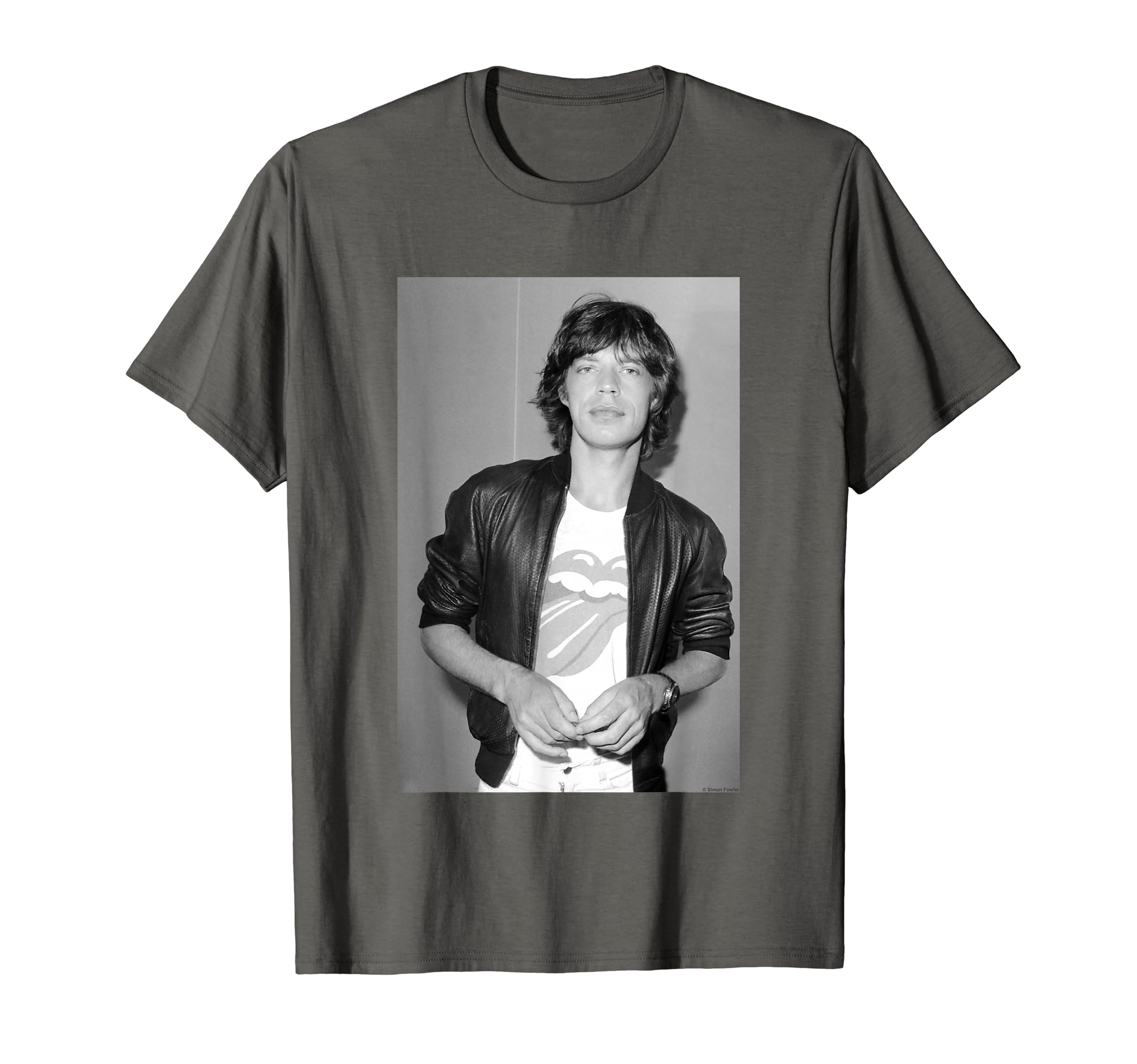 

Mike Jagger Rolling Stones 1977 Photograph by Simon Fowler T-Shirt
