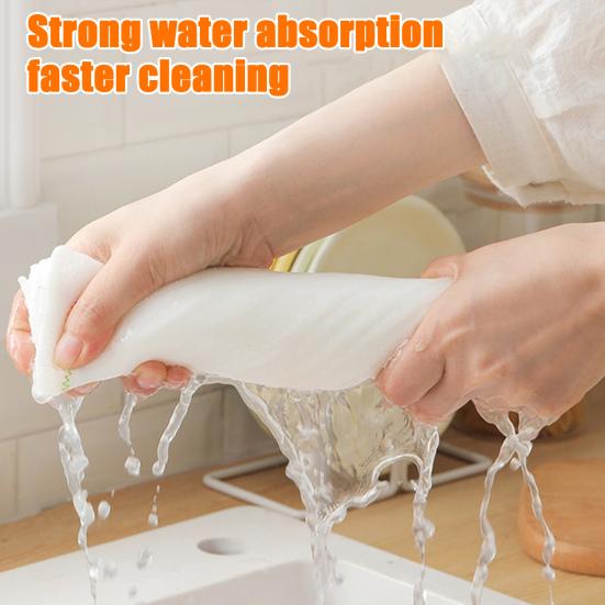 4Pcs Kitchen Dish Towels Easy to Clean Strong Water Absorption Soft Quick Drying Dish
