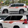 Car Stickers for Toyota Prado (2010-2022) - Includes Body Stripes, Waistline Decals, and Custom Mods.