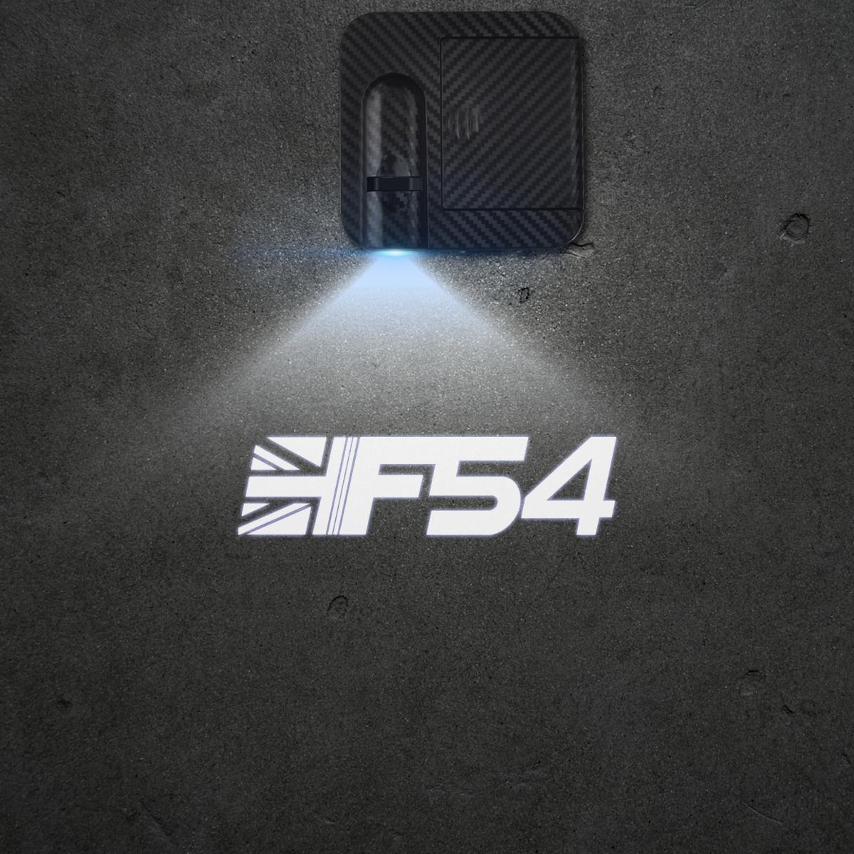 

1/2PCS Union Jack JCW Bulldog Car Door Welcome Lights Laser Projector Logo Wireless Sensing For MINI Cooper F54 F55 F57 F56 R56 1 PCS