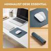 Non-slip Double-sided Mouse Pad Cowhide Leather Texture Mousepad High Quality Mice Mat  Students