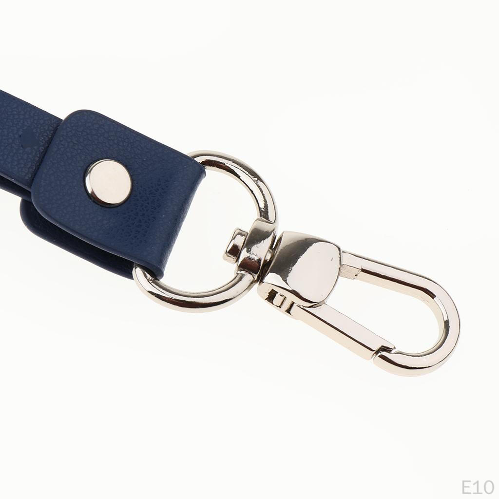 Retro PU Kožený Krční Popruh Šňůrka Kovový Klip Karty Odznaky