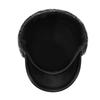 Middle-Aged and Elderly Hat Men's Winter Warm Father Grandfather Leather Hat Velvet Cold-Proof Old Man Ear Protection Flat Cap