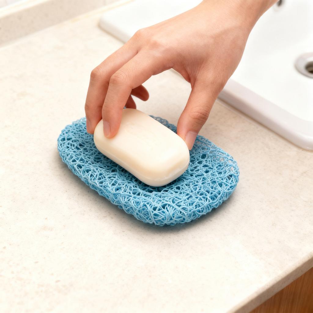 Neue PVC Seifenmatte SOAP SAVERanti- - Abtropfmatte Einfaches Waschbecken Badezimmer