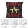 Vintage Rock Music Pillow Case Short Plush Double-sided Print Square Throw Pillow Covers Sofa Home Cushion Decor