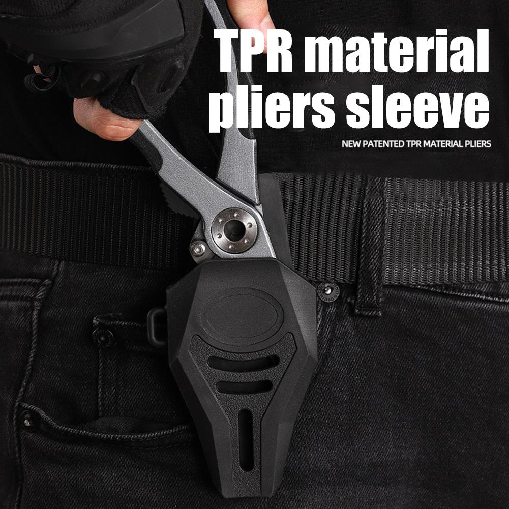 Fishing Plier Storage Bag Lightweight Fishing Plier Bag Sheath Storage Heavy Duty Rubber Plastic Portable Fishing Tool Equipment