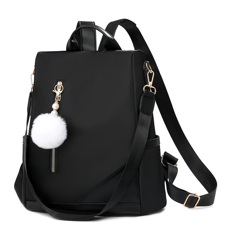 Backpack Women's Oxford Backpack Large Capacity Anti-theft Travel Schoolbag