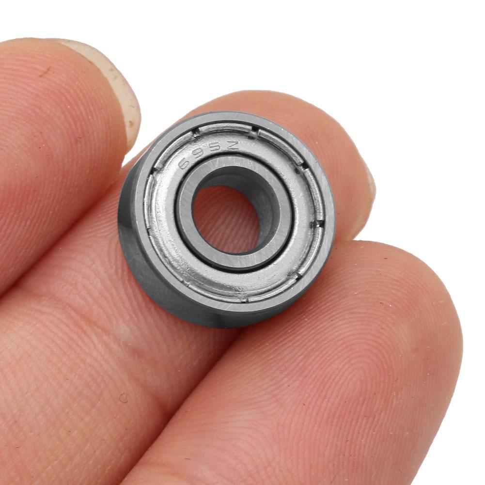 10pcs High Speed Bearing Steel Double Sided Seal Deep Groove Single Column Ball Bearing(695ZZ)