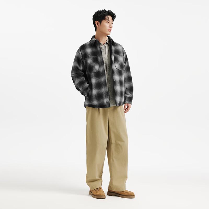 Hotwind Men's Winter Plaid Jacket