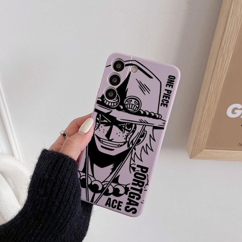 Luffy Ace Sabo Manga Ones P-PIECE Phone Case For Samsung Galaxy S26 S25 Ultra S24 S23 S22 Plus S21 S20 FE S26 A37 A57 5G Cover