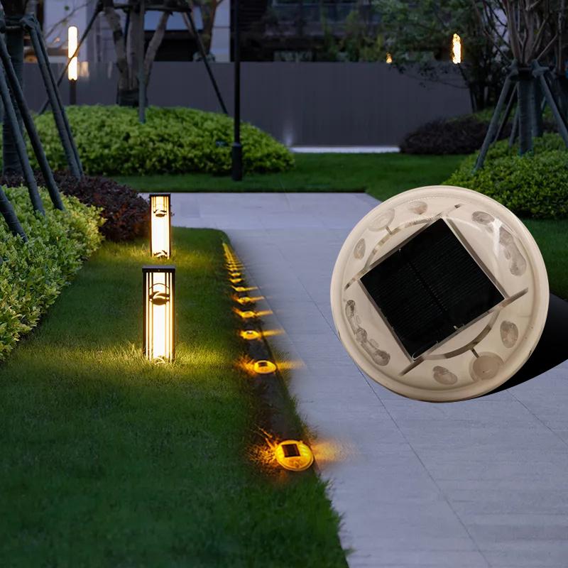 High Quality IP65 PC Reflective Warning Sign High Power LED Solar Road Stud Light 800m Visual Distance Multi-color for Garden