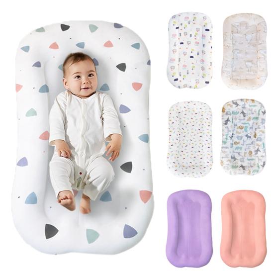 Baby Lounger Newborn Infant Lounger with Detachable Washable Cover Breathable Baby Lounging Cushion for Babies Tummy Time Bed Couch Use