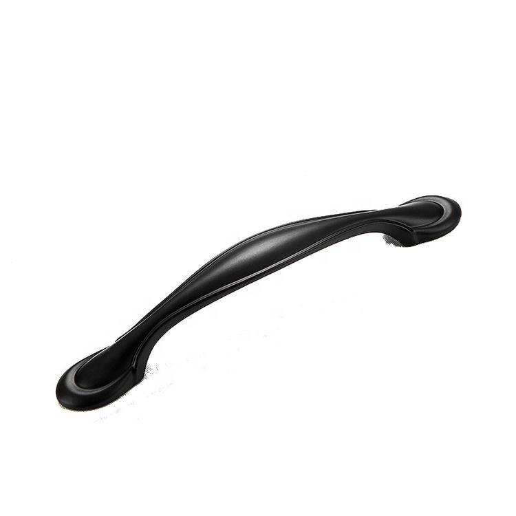 Black Handle American Style Modern Pull Antique Handles and Knobs Drawer Furniture Kitchen Cabinet