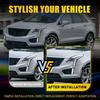 2 Smoked LED Side Marker Light Housings For Cadillac ATS 2013-2014 XT5 2017-2024