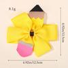 4.92'' Pencil Glitter Hair Bows Clips for Girls Kids Back To School Handmade Stacked Bowknot Hair Clips Hairpin Hair Accessories