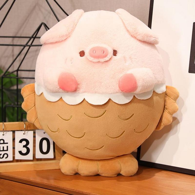 

Милая плюшевая игрушка Снаппер-поросенок, плюшевая, мягкая, розовая свинка, для сопровождения во сне, подушка для обнимания, для девочки на день рождения 40cm