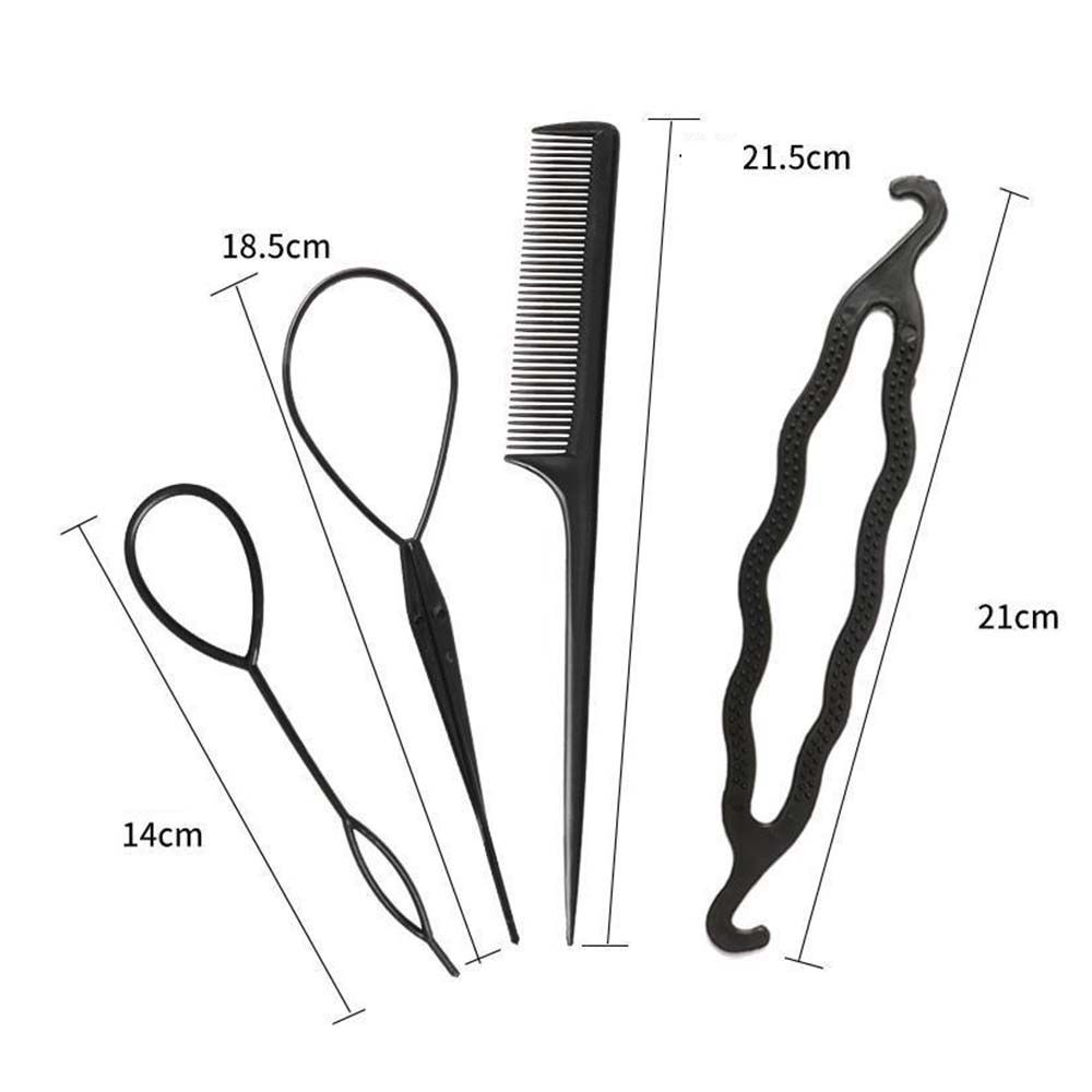 Twist Hair Roller Pull-through Hair Needle Hair Braiding Tools Hair Braider Kit Hair Dispenser