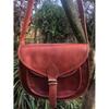 Large Leather Saddle Bag, Style Saddle Bag, Retro Saddle Bag, Traditional Vintage-looking Ipad Bag,  Boho Leather Saddle Bag