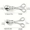 2Pcs Stainless Steel Meatball Maker, Kitchen Tool for Scooping Forming, Non-Stick Meatball Cutter Easy Clean Dishwasher Safe