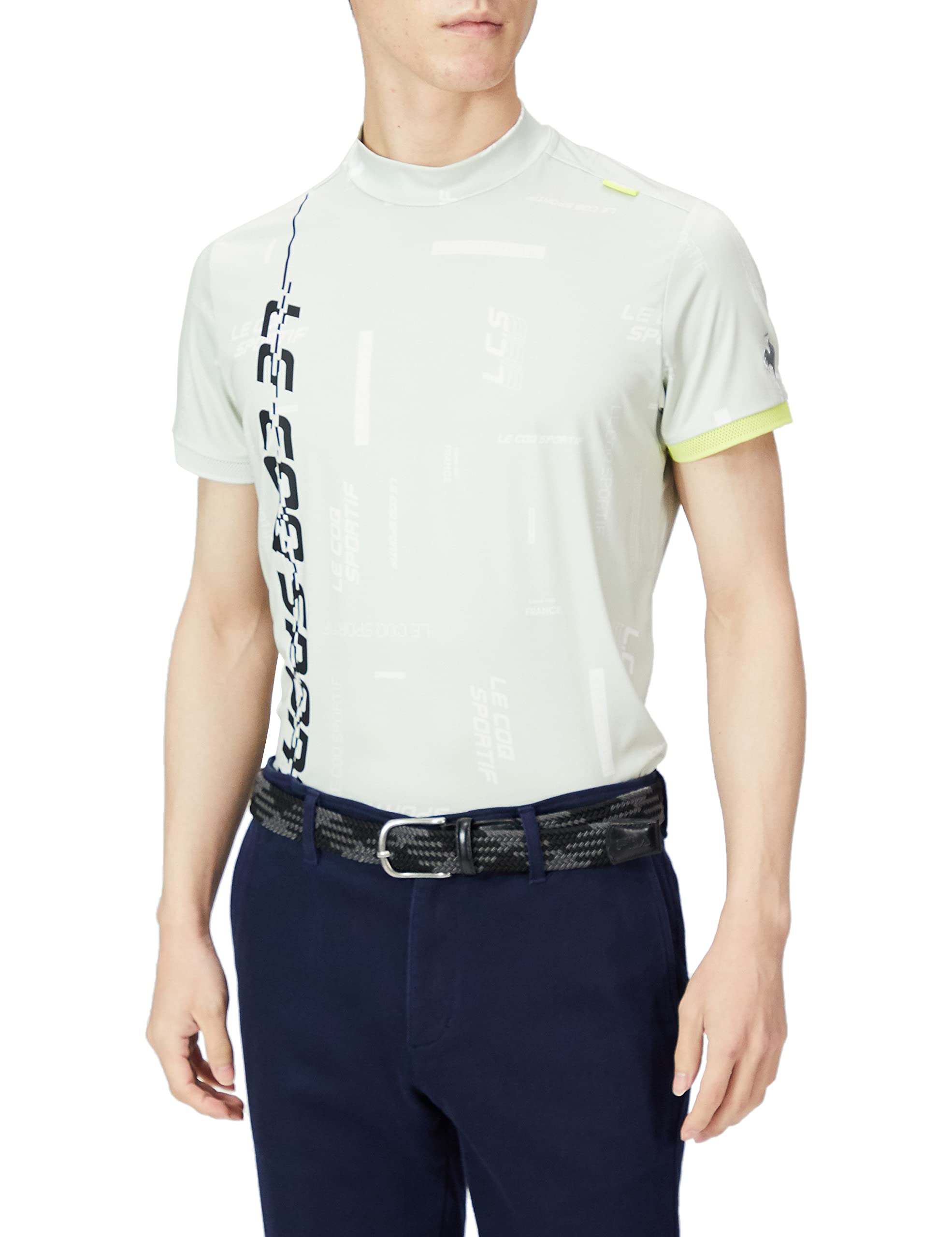 

Coq Sportif Golf Short Sleeve Shirt Mock Neck Stretch UPF15 ECO Eco GY00 Equivalent to Japanese Size L [Le Golf] [22 Autumn/Winter Model] [RIJOUME]