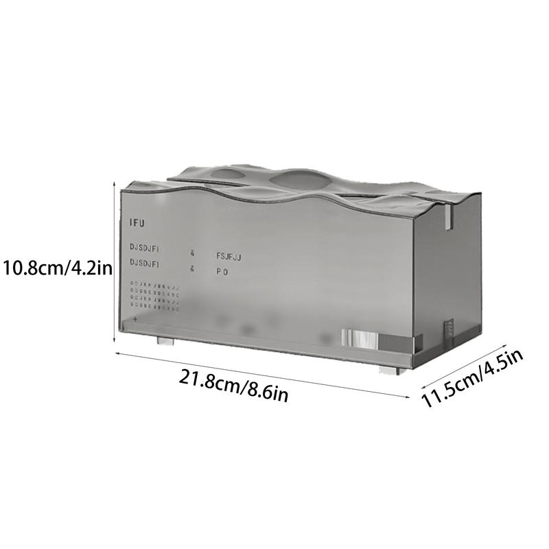 Tissue Box Holder Aesthetic Jam-Proof Tissue Cover Tabletop Decorative Organizer For Bedroom Living Room Bathroom Office