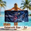 Custom Text Beach Towel, Soft Absorbent Swimming Multi-use TowelFriday the 13th Jason Voorhees