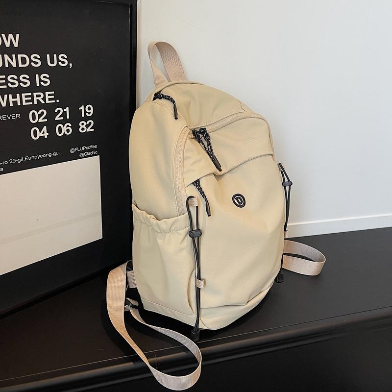 Schoolbag1011 New Casual Large-capacity Backpack Trendy Versatile Nylon Backpack Women's Simple Travel Bag