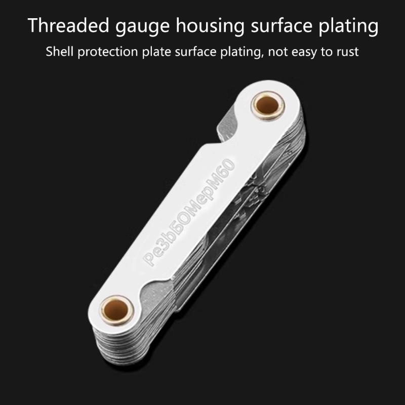 Thread Gauge Set 40Piece Screw Gauge Suitable For Industrial Measurement And DIY Projects Precise Industrial Measurement