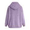 Women's Winter Fleece Windproof Zip Drawstring Front Pocket Outdoor Jacket Fleece Jacket