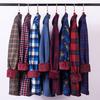 Men's Long-sleeved Double-sided Fleece Plaid Shirts Winter New Plus Fleece Thickening Warm Business Casual Fashion Male Clothes