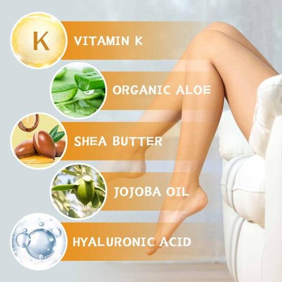 60G Varicose Vein Cream Natural Relief Promotes Healthy Circulation Vitamin K Cream for Leg Soreness Swelling