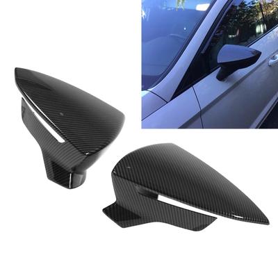 Pair Rear View Mirror Protective Covers Left Right Replacement for SEAT Leon Mk3 5F ST 2013 2014 2015 2016 2017 2018