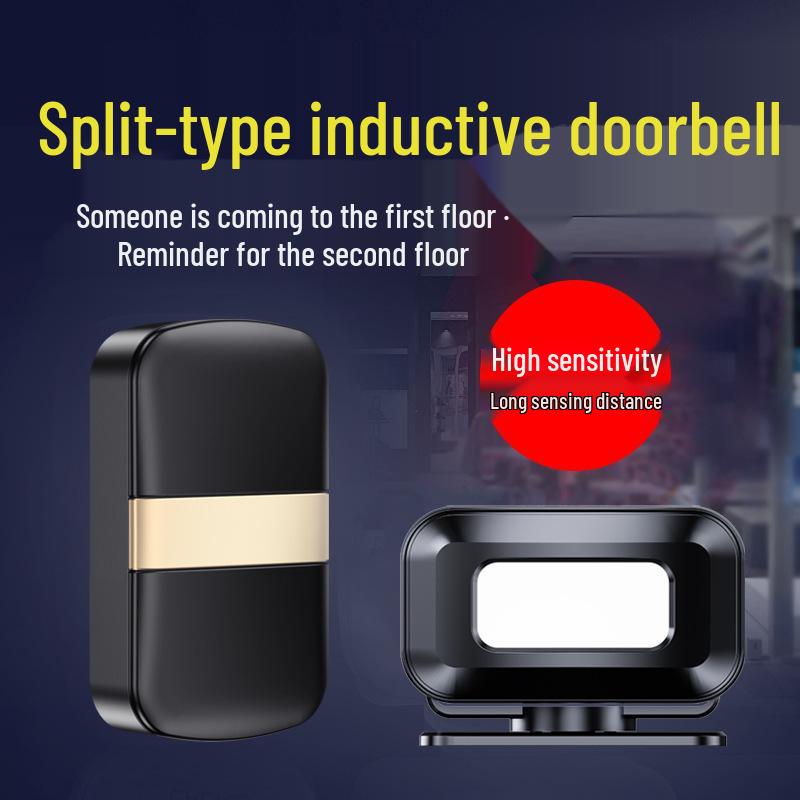 Entry Sensor Welcome Alarm for Shops - Voice Broadcast Doorbell for Supermarkets