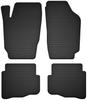 Rubber Car Mats, Set of 4, Universal For: Volkswagen Polo IV 9N Hatchback (2001-2009)