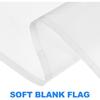 DECHOUS 4Pcs Sublimation Car Flags Blank: White Car Window Flags with Pole - 18x17 Inch - DIY For Sublimation Patriotic Outdoor Garden Festival