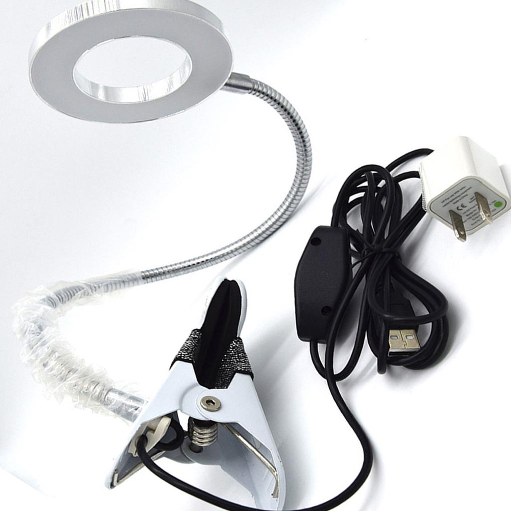 Tattoo Pad Desk Eyebrow Lip Salon Reading Nail Art Makeup Makeup Tattoo LED Desk Light Clamp USB Nail Art Eyelash