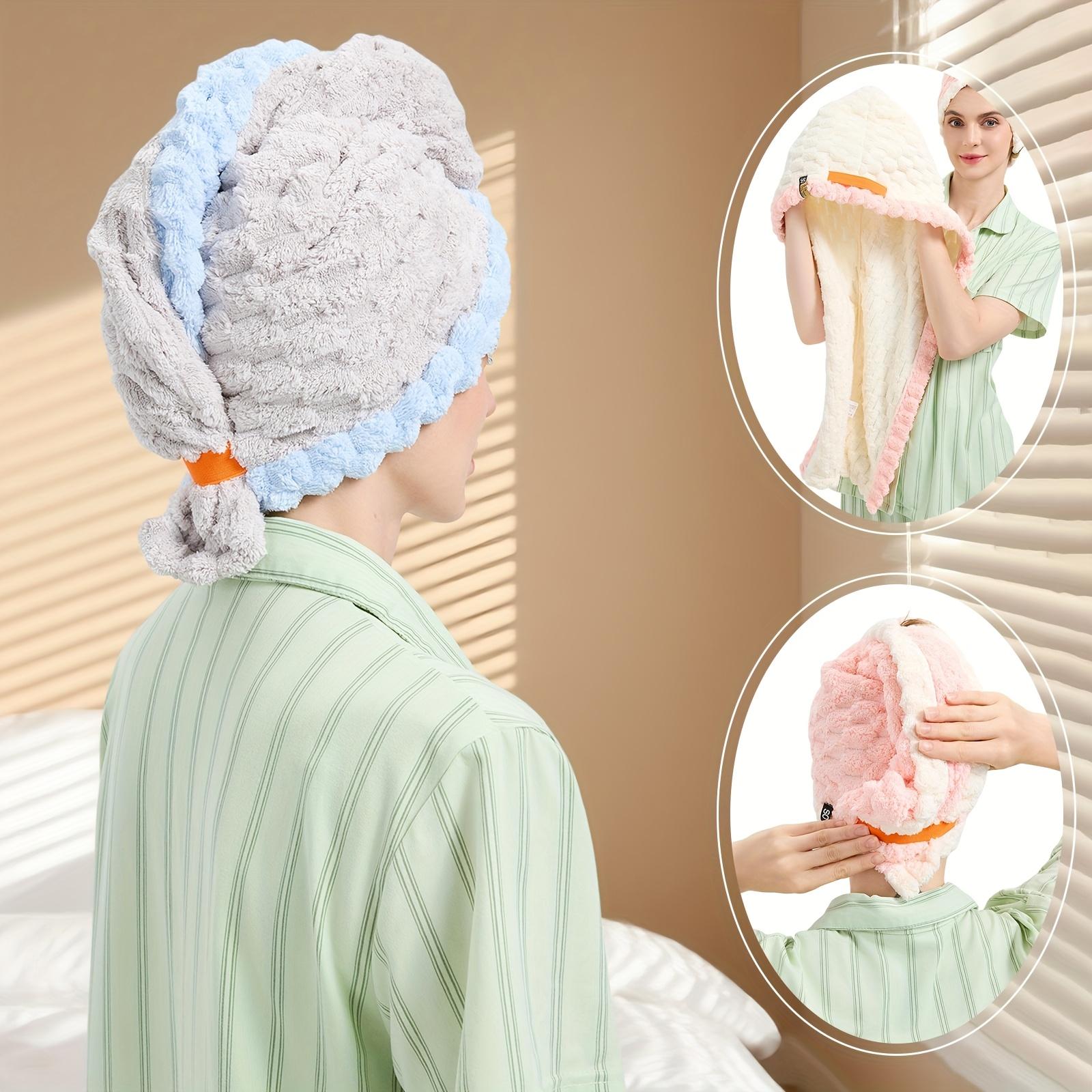 Super Absorbent Hair Towel, 50x70cm Extra Large. Quick-Dry Microfiber for All Hair Types. Perfect for Home & Travel.